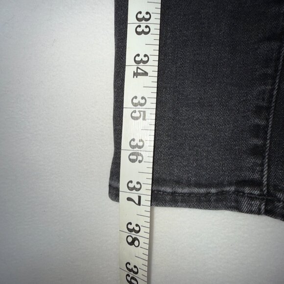 True Religion Women's Halle Mid Rise Super Skinny Patched Jeans 31 Peace Sign - Picture 15 of 16